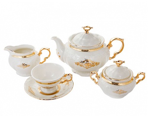 Чайный сервиз на 6 персон 15 предметов 230 мл Мария Луиза 8801410 СК Thun