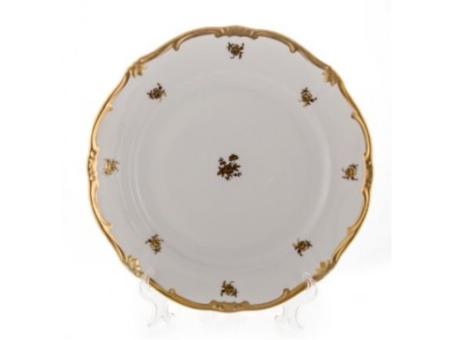 Набор тарелок Роза золотая Weimar Porzellan 26 см 6 штук