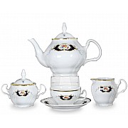 Чайный сервиз Бернадотт Синий глаз Thun 6 персон 15 предметов