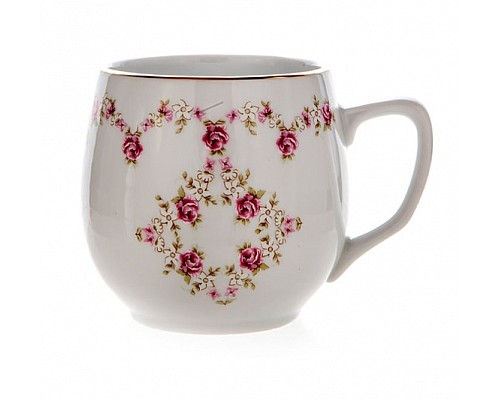 Кружка 300 мл Роза мелкая Dubi