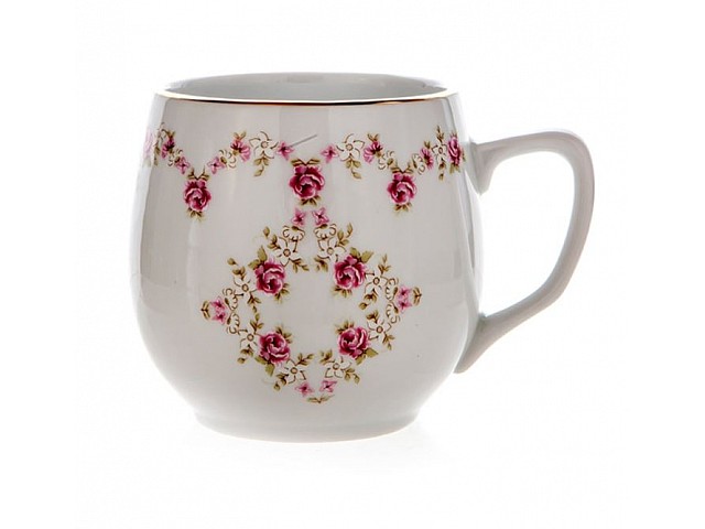 Кружка 300 мл Роза мелкая Dubi