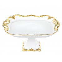 Блюдо квадратное на ножке Престиж Weimar Porzellan 30см