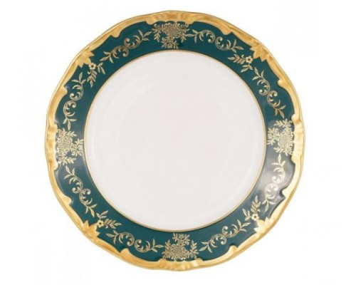 Набор тарелок Ювел зеленый Weimar Porzellan 19 см 6 штук