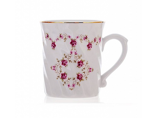 Кружка 250 мл Роза мелкая форма Ричмонд Dubi