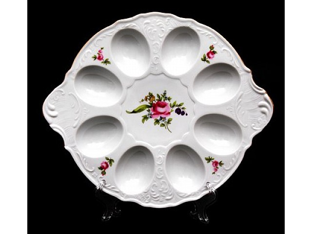Тарелка для яиц 25см Бернадотт Полевой цветок