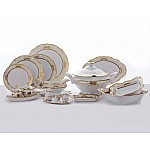 Сервиз столовый Симфония Золотая Weimar Porzellan на 12 персон 49 предметов