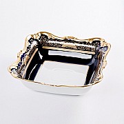 Салатник квадратный 22 см Weimar Porzellan Симфония Кобальт