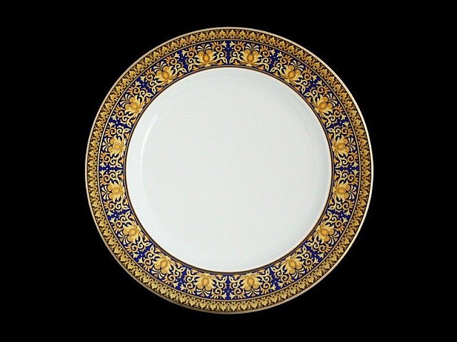 Тарелка Rosenthal Медуза синяя 22 см