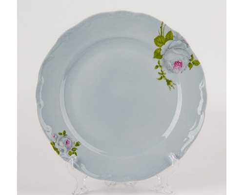 Набор тарелок Алвин голубой Weimar Porzellan 24 см 6 штук