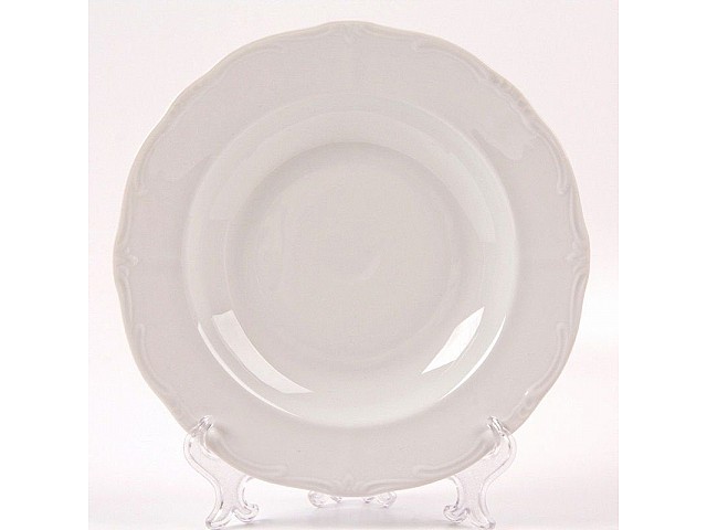 Набор глубоких тарелок Недекорированный Weimar Porzellan 24 см 6 штук