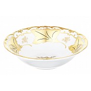 Набор салатников 13 см Weimar Porzellan Кленовый лист белый