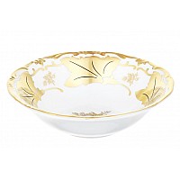 Набор салатников 13 см Weimar Porzellan Кленовый лист белый