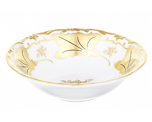 Набор салатников 13 см Weimar Porzellan Кленовый лист белый