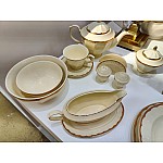 Обеденный сервиз Империал золото Lenardi на 6 персон 45 предметов