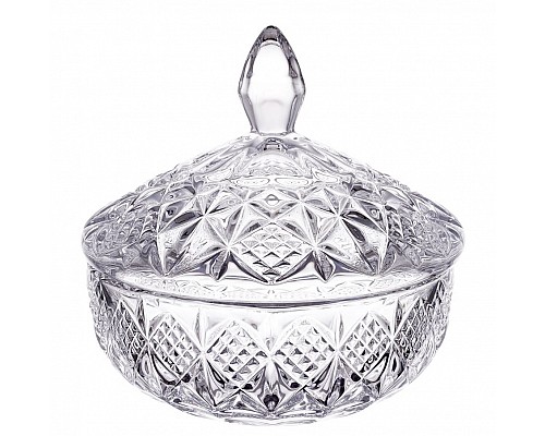 Конфетница с крышкой 15 см Sirius-Nova Crystalite Bohemia