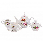 Чайный сервиз Бернадотт Полевой цветок на  6 персон 15 предметов 240 мл