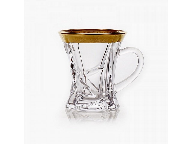 Набор чашек 90 мл на 6 персон Кристалайт - 430469 Bohemia Crystal