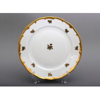 Набор тарелок Роза золотая Weimar Porzellan 24 см 6 штук