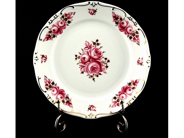 Набор тарелок Роза Weimar Porzellan 19 см 6 штук
