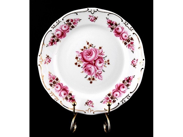 Набор тарелок Роза Weimar Porzellan 17 см 6 штук