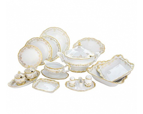 Сервиз столовый Weimar Porzellan на 12 персон 49 предметов Кастэл