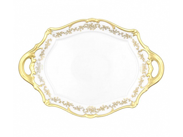 Блюдо овальное 37см Weimar Porzellan Кастэл
