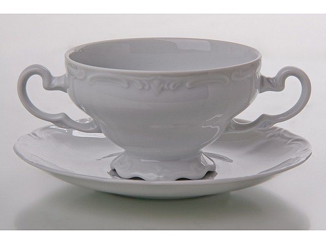 Пара для бульона Недекорированный Weimar Porzellan 0,3 л 2 предмета