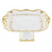 Блюдо квадратное 30см на ножке Weimar Porzellan Кастэл