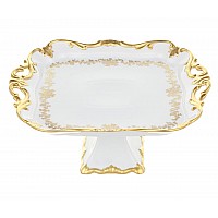 Блюдо квадратное 30см на ножке Weimar Porzellan Кастэл