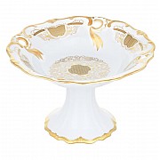 Ваза для фруктов Илза Симфония Золотая Weimar Porzellan 25 см