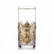 Набор стаканов Acrystal Хрусталь с золотом 380 мл