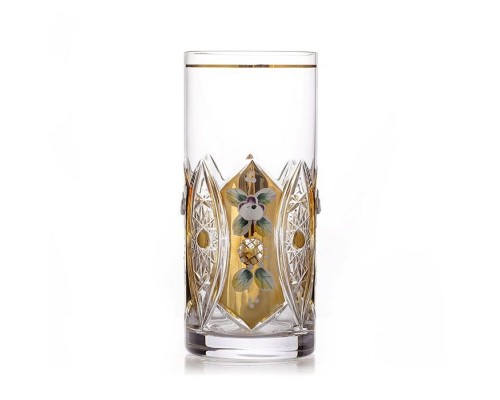 Набор стаканов Acrystal Хрусталь с золотом 380 мл