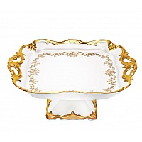 Блюдо квадратное 21см на ножке Weimar Porzellan Кастэл