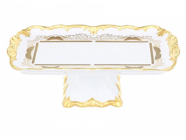 Рулетница 26см на ножке Weimar Porzellan Симфония Золотая