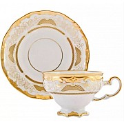 Набор чайный Симфония Золотая Weimar Porzellan на 6 персон 12 предметов