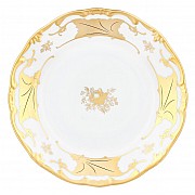 Набор тарелок Кленовый лист белый Weimar Porzellan 17 см 6 штук