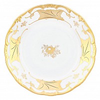 Набор тарелок Кленовый лист белый Weimar Porzellan 17 см 6 штук