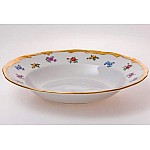 Набор глубоких тарелок Мейсенский цветок Weimar Porzellan 22 см 6 штук