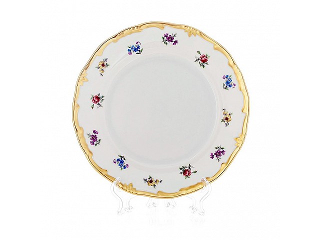 Набор глубоких тарелок Мейсенский цветок Weimar Porzellan 22 см 6 штук