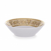 Салатник круглый 26 см Bavaria Александрия Крем/золото