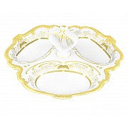 Менажница 31см Weimar Porzellan Симфония Золотая