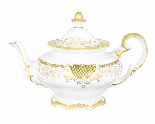 Чайник заварочный Симфония Золотая Weimar Porzellan 1,2 л