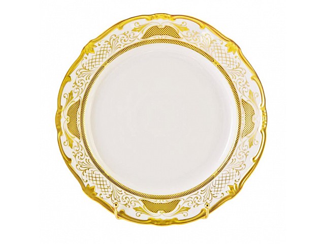 Блюдо 30см Weimar Porzellan Симфония Золотая