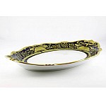 Блюдо овальное 32см Weimar Porzellan Симфония Кобальт