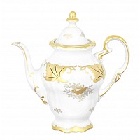 Кофейник 0,75 л Weimar Porzellan Кленовый лист белый