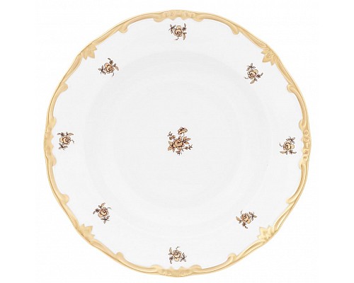 Набор глубоких тарелок 24 см на 6 персон Роза золотая Weimar Porzellan 