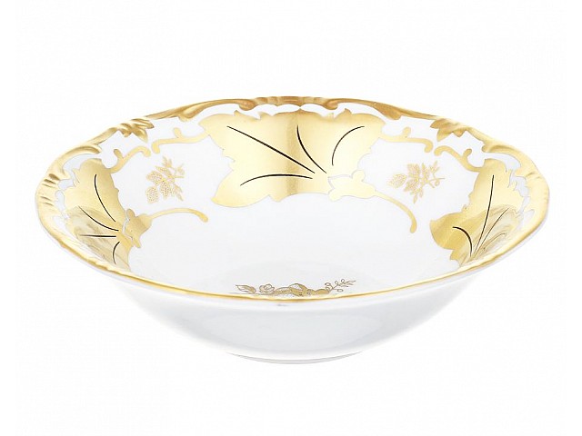 Набор салатников Кленовый лист белый Weimar Porzellan 13 см 6 штук