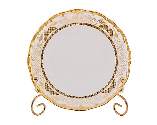 Набор тарелок Симфония Золотая Weimar Porzellan 15 см 6 штук