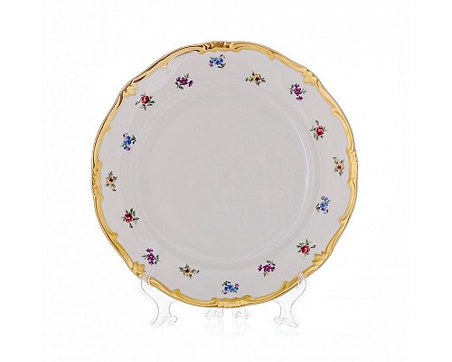 Набор тарелок Мейсенский цветок Weimar Porzellan 26 см 6 штук