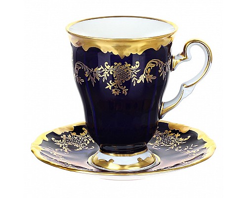 Набор для капучино Ювел синий 801 Weimar Porzellan 260 мл